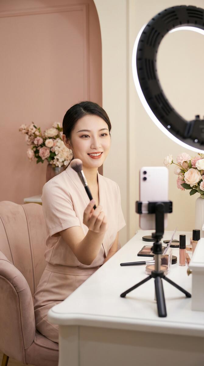 糖心vlog美妆视频